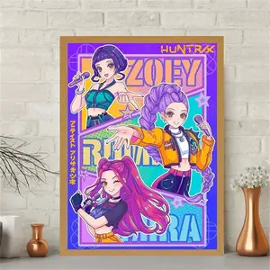 Trendy Huntress Group Poster, High-Quality Print, Character Art, Home Decor Art Wall Hanging, Bedroom Decoration, Living Room Fashionable Poster