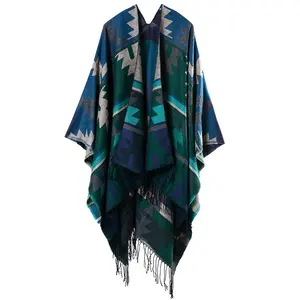 CQ CORNER Women's scarf Cape, Soft Comfortable Fashion Shawl for All Seasons, Vintage Versatile Accessory for Daily Use, Womenswear