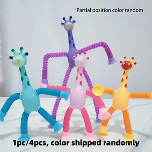 Stretchy Telescopic Kids Toy, Creative Cartoon Design, Colorful Random Position, Ideal Gift for Children, Model Xinghao Jsh-1