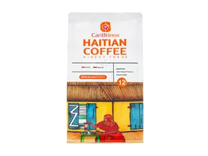 Single Origin Haitian Coffee - Medium Roast - Arabica Beans - Smooth Aromatic Flavor - Vegan & Black-Owned - Caribbean Origin - Perfect for Coffee Lovers - Beverage