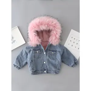 [Winter Girls'] Winter Girls' Jacket|   Solid Color Fashion Simple -Lined Thickened Long Sleeve Short Casual Versatile