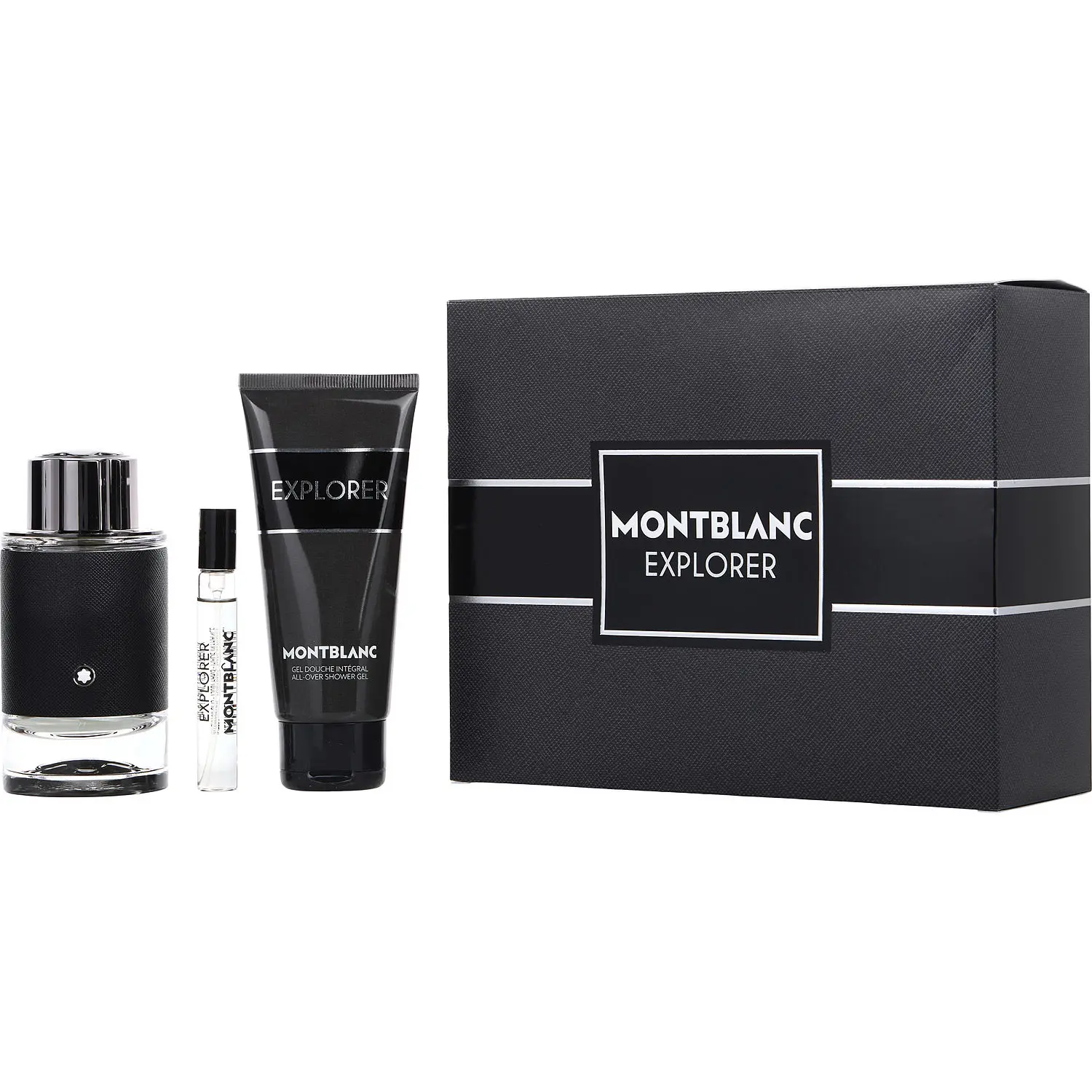 Mont Blanc Explorer Set-Eau De Parfum Spray 3.3 Oz & Shower Gel 3.3 Oz & Eau De Parfum Spray 0.25 Oz Mini For Men Mont Blanc Explorer Set-Eau De Parfum Spray 3.3 Oz & Shower Gel 3.3 Oz & Eau De Parfum Spray 0.25 Oz Mini For Men