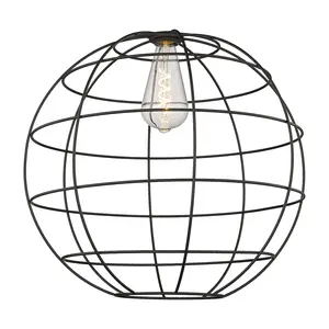 Ballston Shade Matte Black Brass Steel
