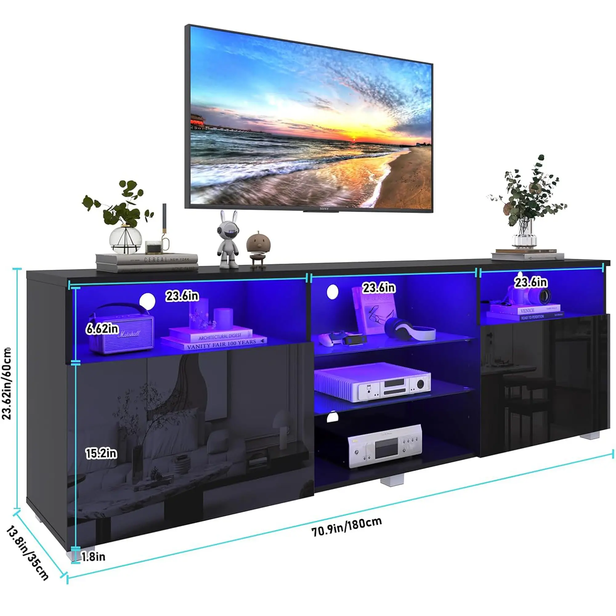 71inch (For up 80" TVs)