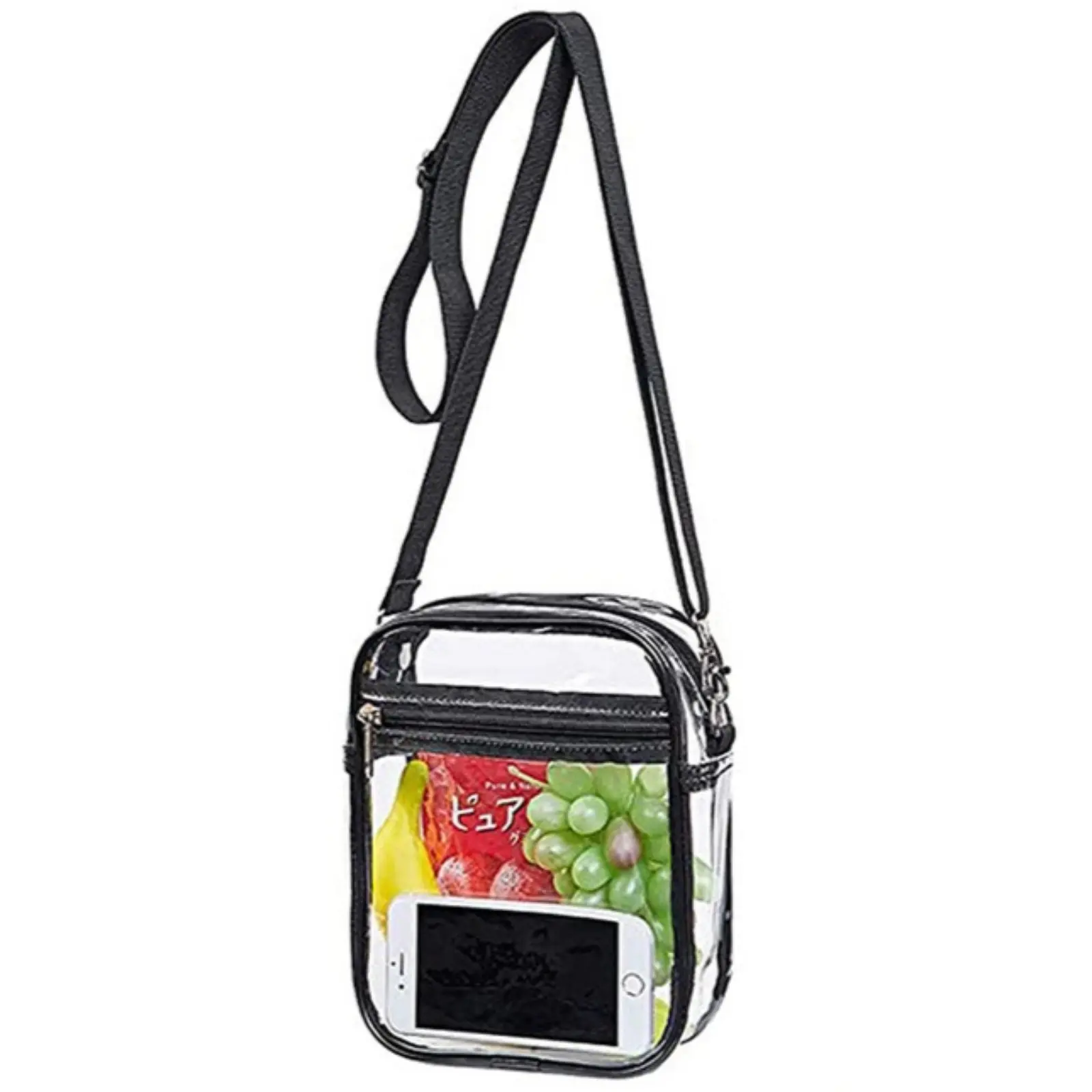 2026 New Trendy Clear PVC Crossbody Bag for Women, Waterproof Jelly Shoulder Bag, Minimalist Versatile Square Purse, Lightweight Durable Transparent Design Perfect for Beach, Travel, Festivals, Daily Commute, Shopping & Summer Casual Outfits