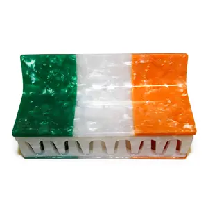 Irish Flag Hair Claw