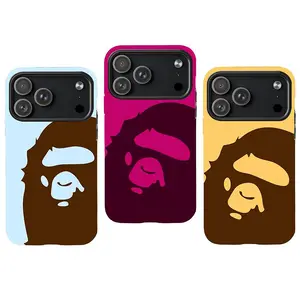 BAPE Ape Head Phone Cases Suitable for iPhone 17-11 Pro Max/Plus and  Samsung Galaxy S23-25