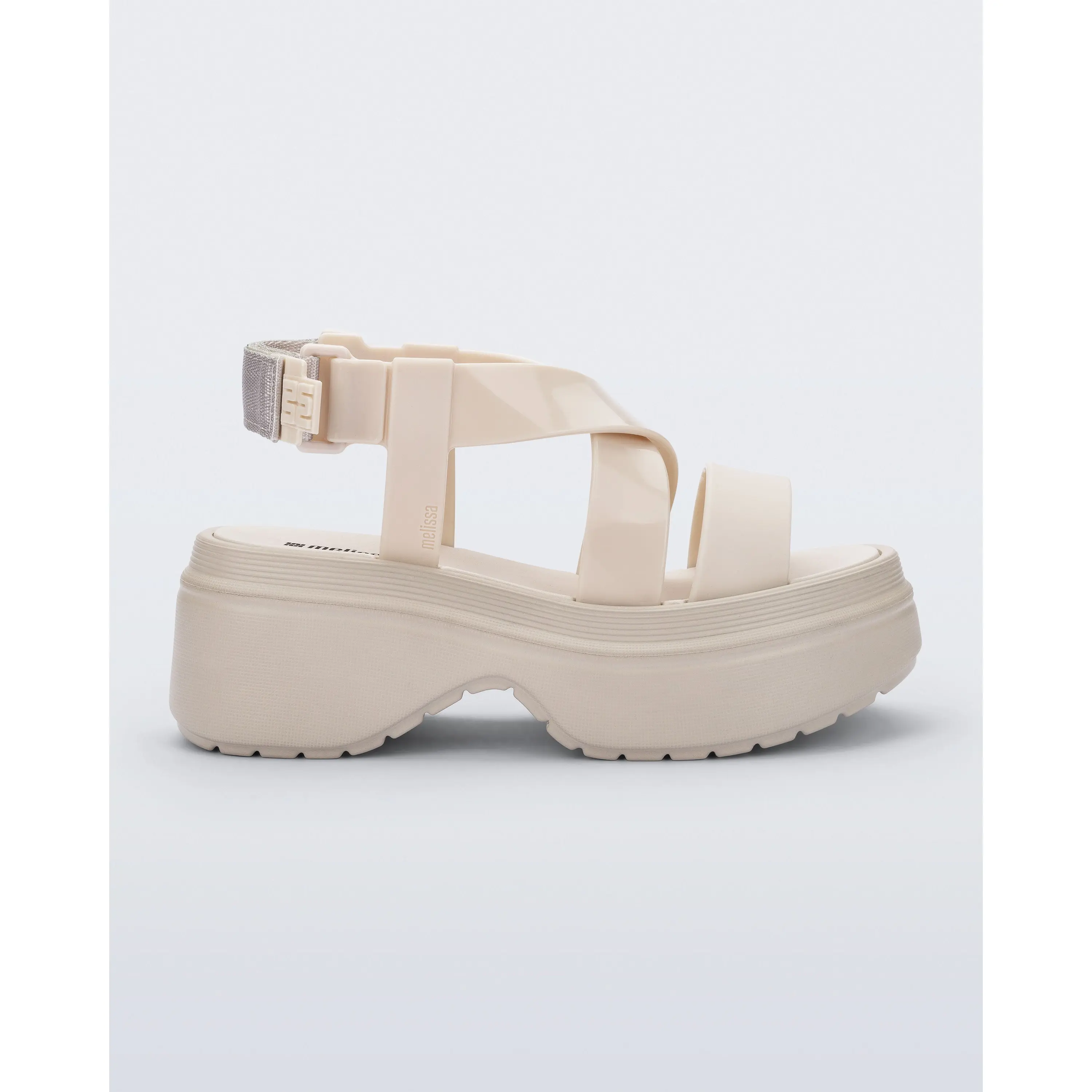 Melissa Stand Platform Women's Sandals with Adjustable Velcro Straps