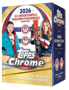 2026 Topps Chrome U.S. Winter Olympics & Paralympic Team Hopefuls - Value Blaster Box