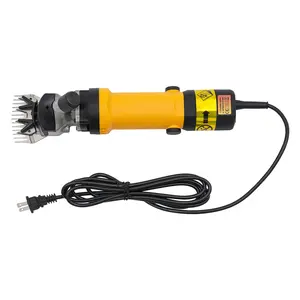 690W Professional Carpet Trimmer and Tufting Shearing Tool for Sheep Goats Rabbits with 110V US Plug and Carrying Case Electric Grooming Clippers for Animal Hair and DIY Rug Making
