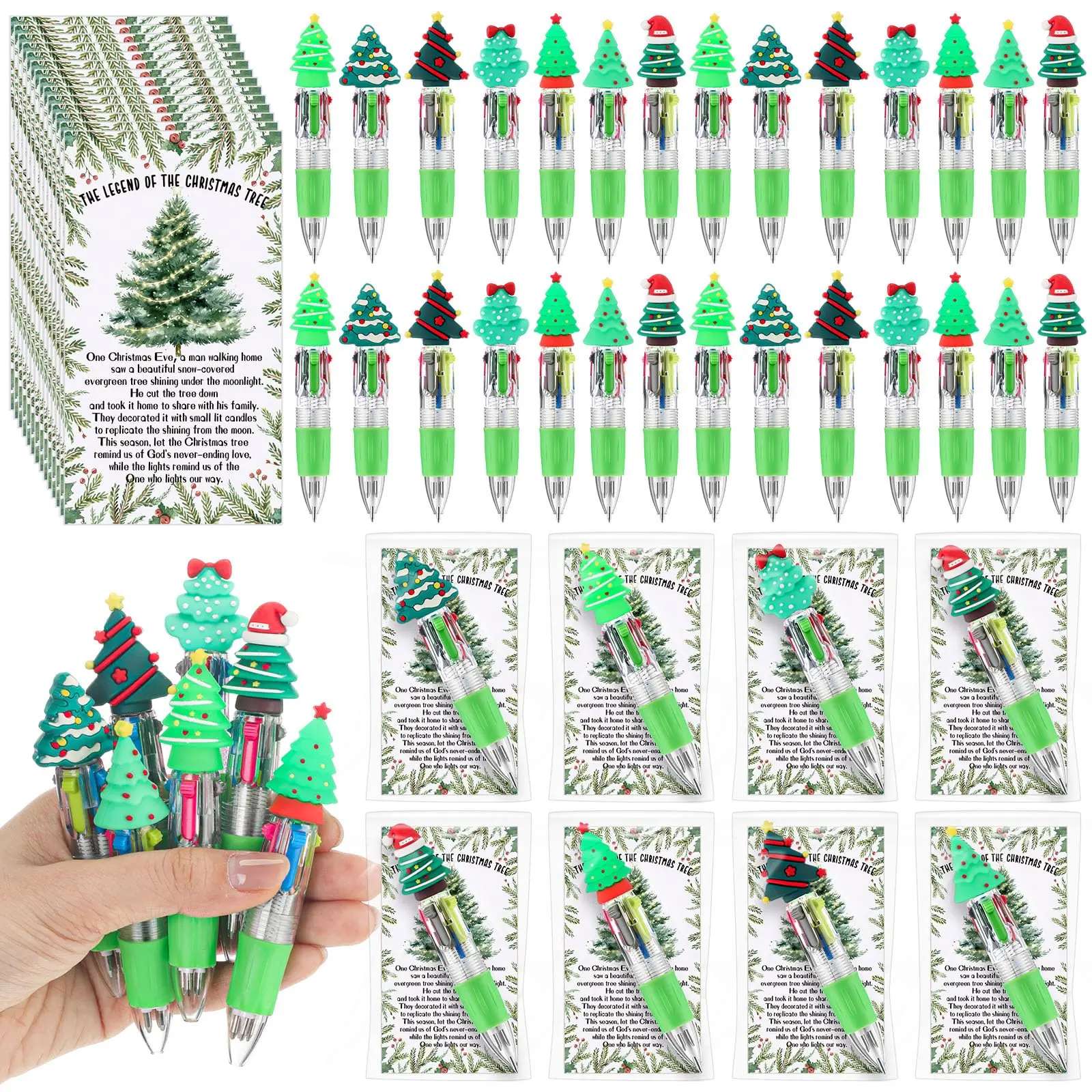 Xmas Tree (Pens with Cards) Legend