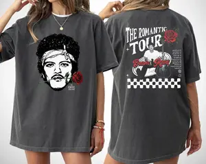 2026 Romantic Tour Graphic T-Shirt – Vintage Concert Tee, Trendy Music Festival Shirt, Unisex Casual Outfit