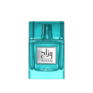 Zimaya Mazaaj Rhythm Eau de Parfum, 100ml (3.4 oz) – Unisex Fresh Amber Citrus Fragrance