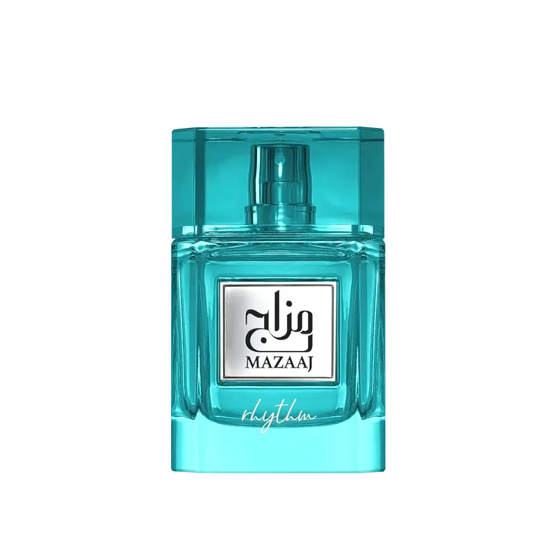 Zimaya Mazaaj Rhythm Eau de Parfum, 100ml (3.4 oz) – Unisex Fresh Amber Citrus Fragrance