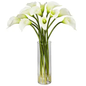 Nearly Natural Mini Calla Lily Silk Flower Arrangement Nearly Natural Mini Calla Lily Silk Flower Arrangement