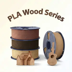 SUNLU Wood PLA Filament 3D Printer 1KG Real Wood Texture with Woody Fragrance Fathersdaygift Custom Wooden Art Eco-Friendly FDM Compatible