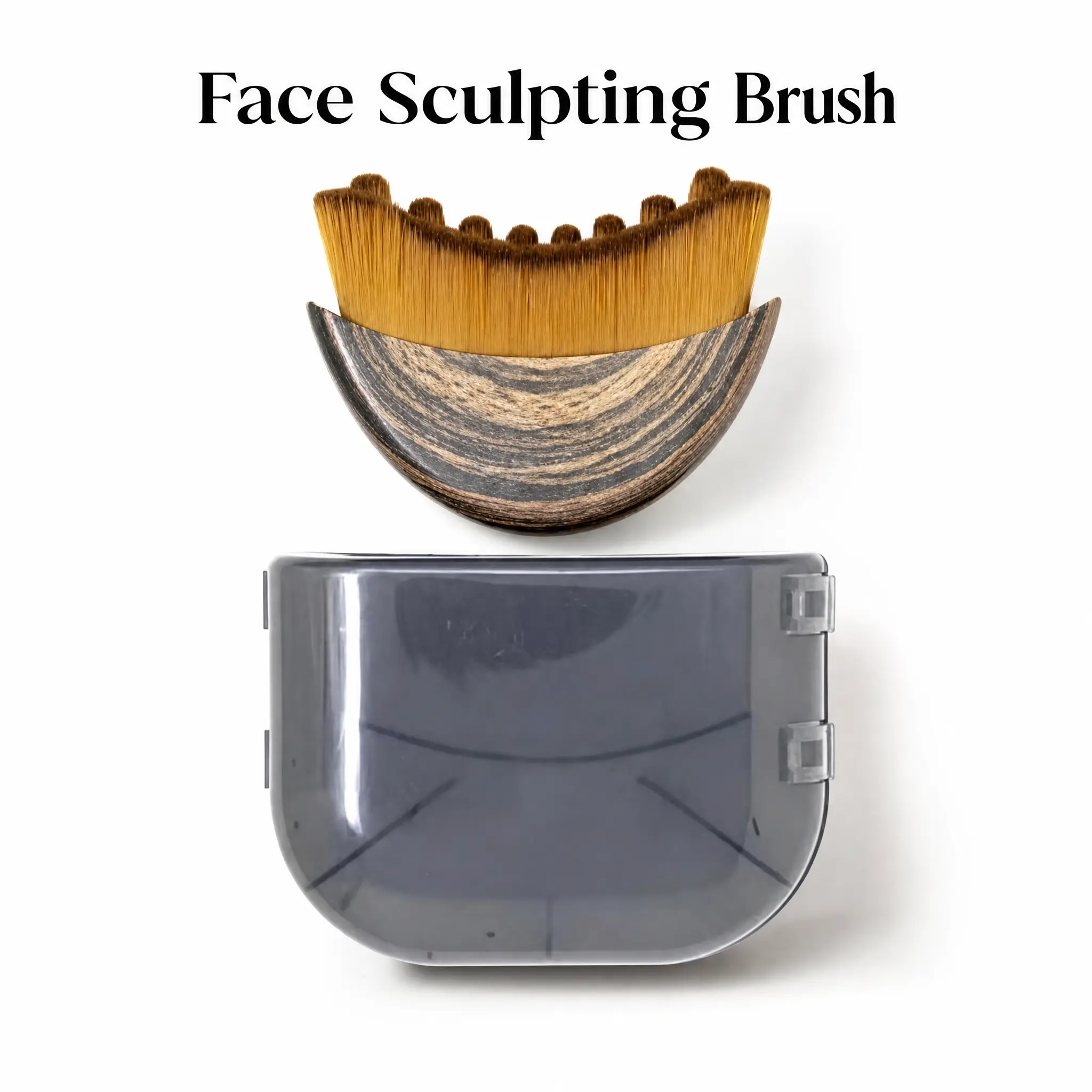 Lymphatic Contour Face Brush - Professional Lymphatic Drainage Massage Tool for Anti-Puffiness, Face Lifting & Sculpting, Skincare Absorption Boost
