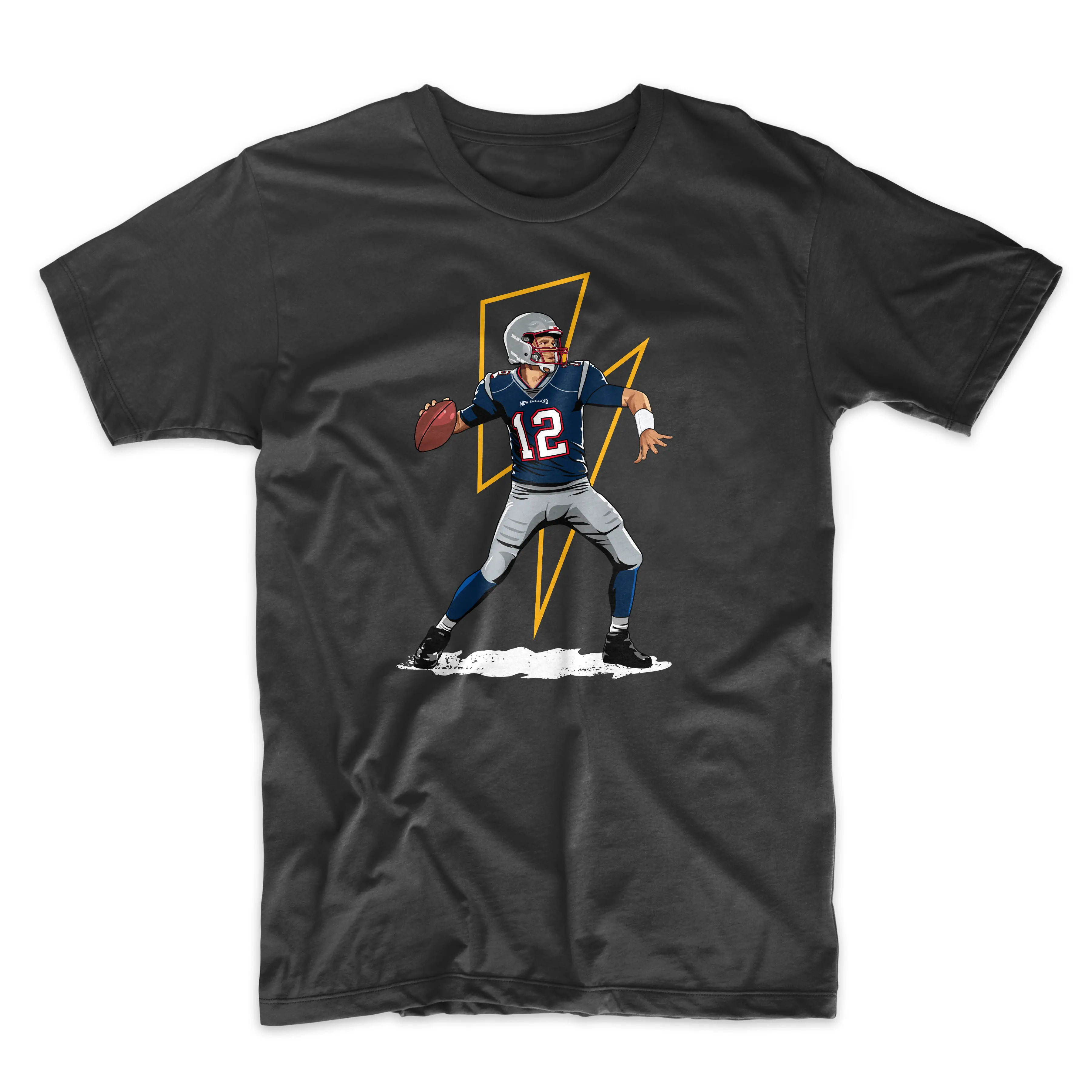 New England Patriots | Tampa Bay Buccaneers Football Quarterback Men's T-Shirt