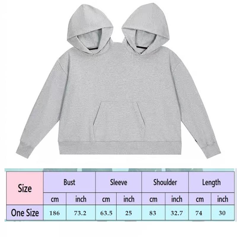Matching Grey Hoodies for Couples, Couple hoodies, Double hoodies, Couple sweaters,  Round neck sweatshirts- Oversized Crewneck Long Sleeve Unisex Casual Wear - Perfect Valentine's Day Gift - Women's & Men's Suits