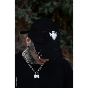 Ghost Pierced Baseball Cap
