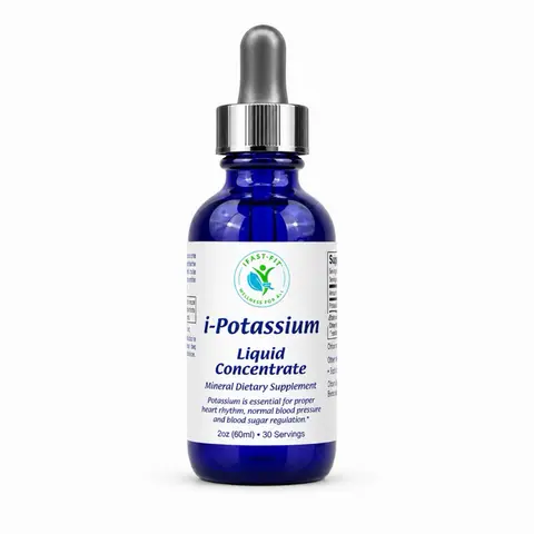 IFastFit Ionic Potassium Mineral Supplement for Healthy Cells Muscles & Heart Rhythms - Essential for Low-Salt Low-Carb Diets & Athletic Performance - Healthcare, Dietary