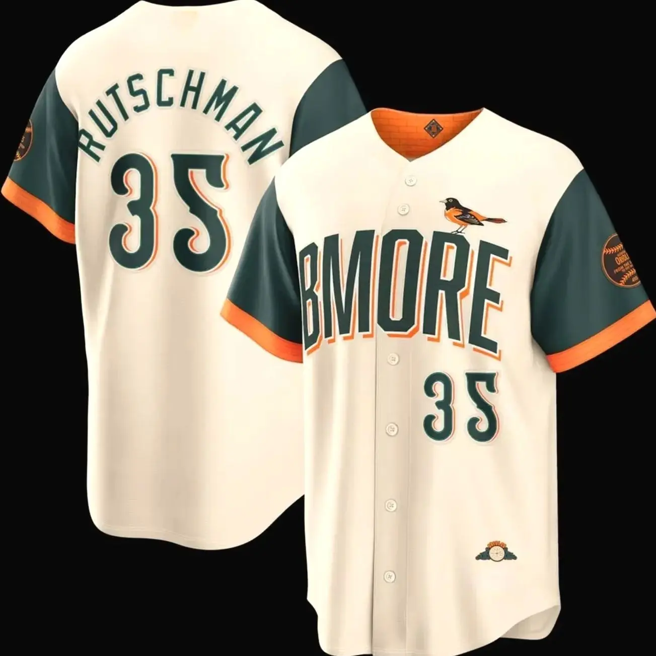 Unisex Baseball Baltimore USA Rutschman 35 2026 City Connect Stadium Jersey - Cream