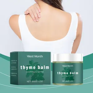 Body Thyme Balm, Plant Extract for Nourishing and Moisturizing Skin, Daily Body Care Moisturizer, Melting Balm