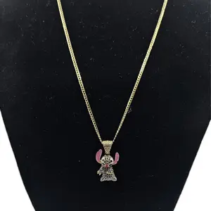 Cadena de 2 mm por 16 pulgadas de oro 10 k