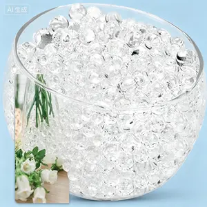 Clear Vase Filler Beads for Centerpieces, Floating Candle Holders, Wedding and Floral Decor, Soilless Plant Decorations, Decorative Gems for Adults, Christmas and Home Event Decor, Reusable Water Beads