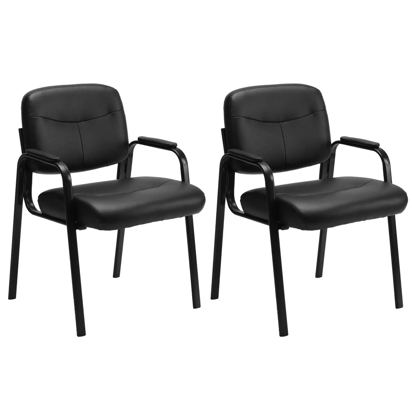 Guest Reception Desk Chairs Without Wheels for Waiting Room, Restaurant, Library, Barber Store