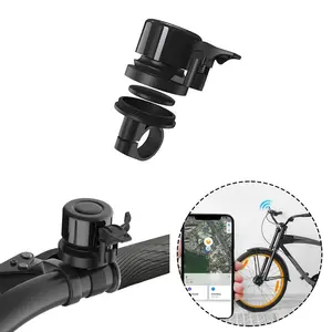 Bike Bell for Apple AirTag, Airtag Bike Mount Hidden for Bicycle Anti-Theft, GPS Tracker Holder