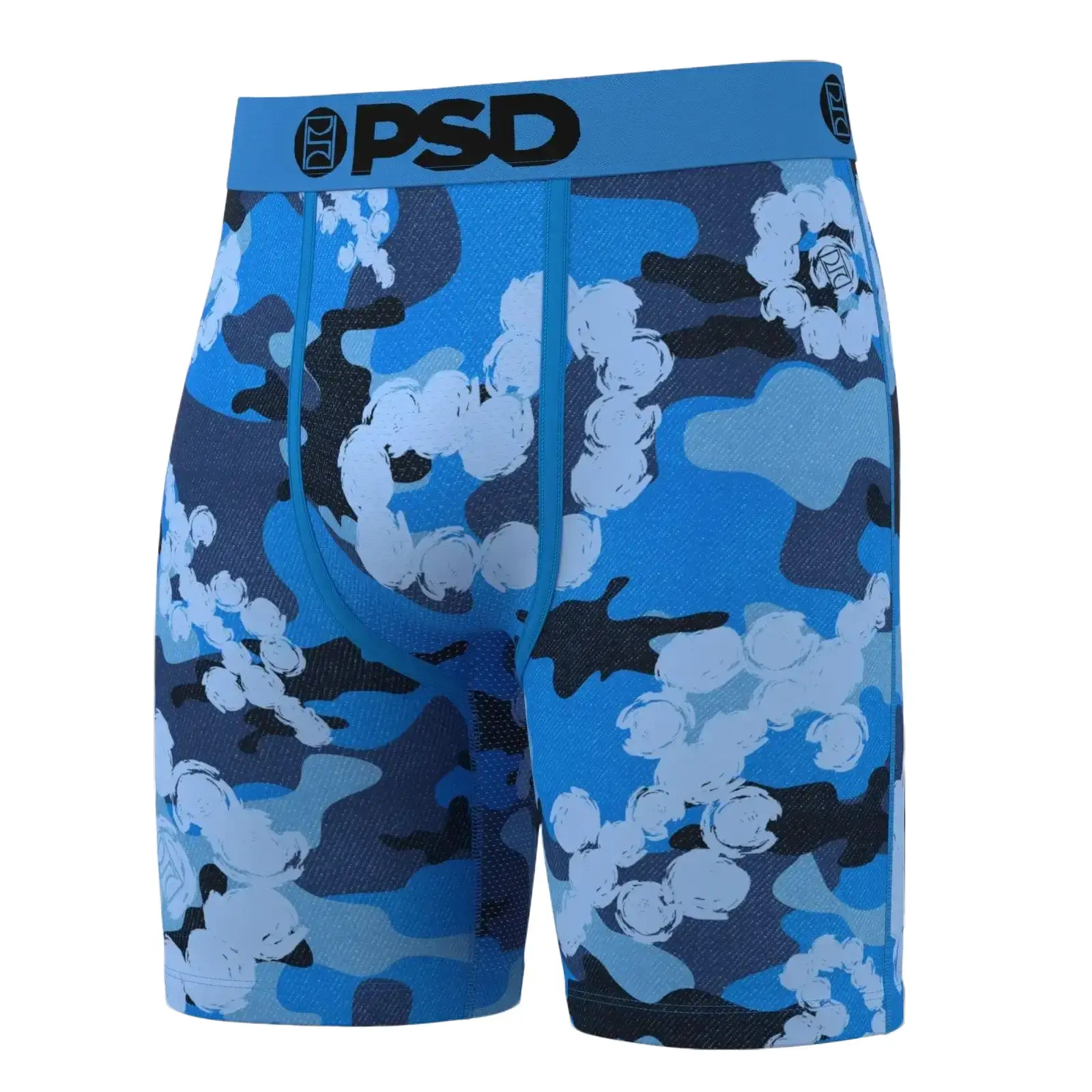 PSD Mens Cloud Ops Boxer Brief - Standard Length 7 Inch Inseam, Soft and Breathable Poly Blend Fabric