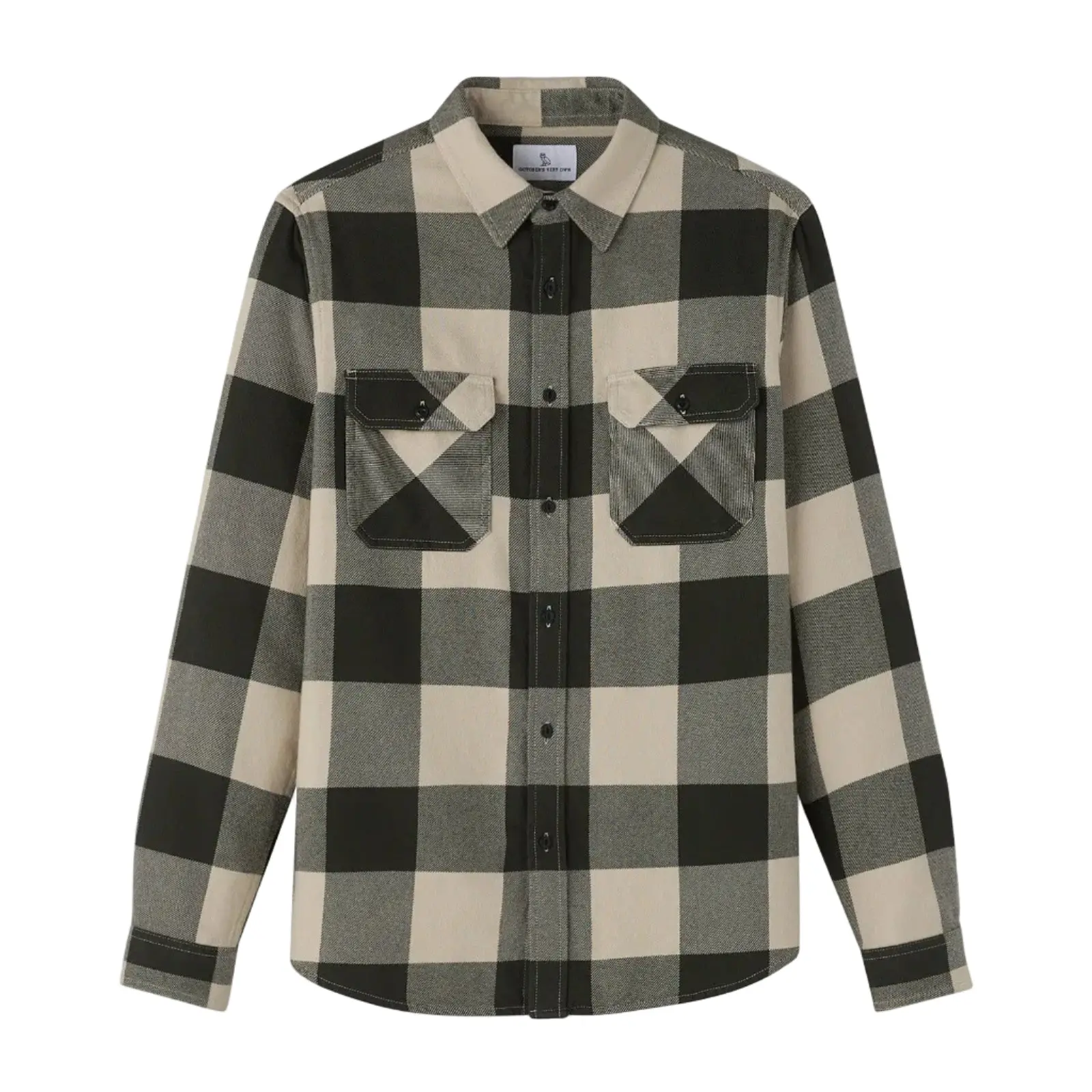 OVO Linen Plaid Flannel Shirt