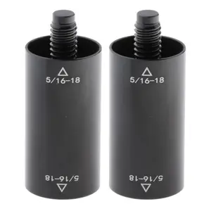 2 Packs Lightweight Pool Cue Extension Extender Rod 5/16-18