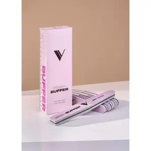 V Buffer Nail Buffers - 100/180 Grit (5 Pack) for Manicure and Smooth Polish Application Set