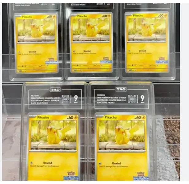 TAG 9 - Pikachu - 214 (Illustration Contest 2024) - SV: Scarlet & Violet  Promo Cards (SVP) - TikTok Shop