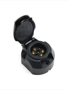 Heavy-duty trailer connector - European standard 7-hole trailer socket, non-electric wire adapter, compatible with European vehicles - RV power socket, trailer plug/connector, power socket, trailer conversion adapter, RV accessories
