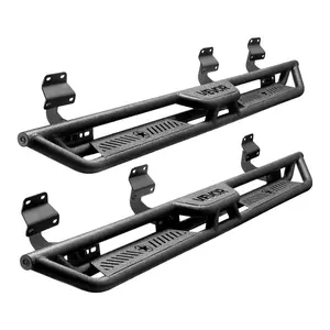 Fathersdaygift VEVOR Running Boards, 6 Inches Side Steps Compatible with 2015-2025 Ford F150 SuperCrew Cab, 2017-2025 Ford F150 SuperCrew Cab, Black Carbon Steel Nerf Bars, 550 lbs Load Capacity, Non-Slip Surfacedealsforyoudays