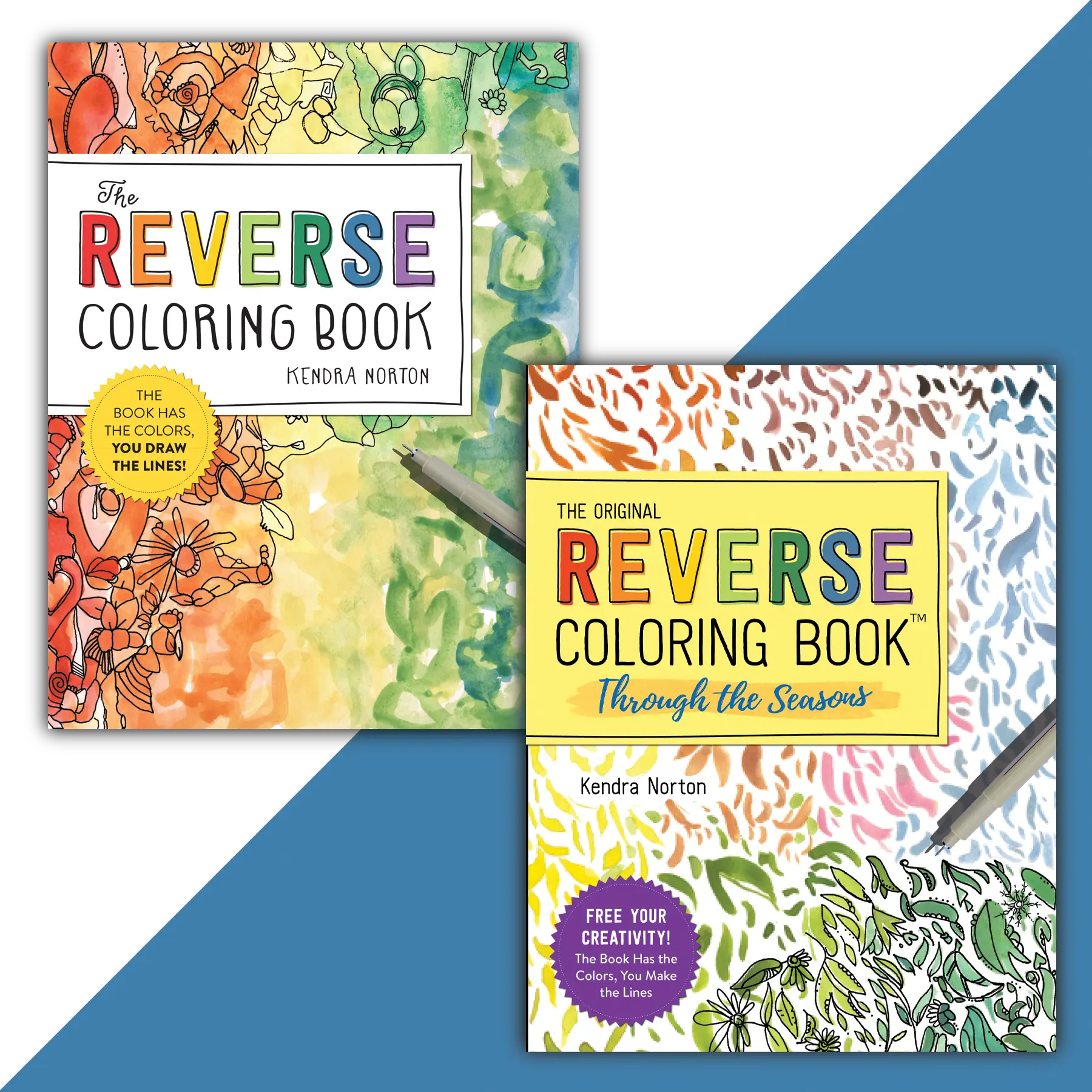 Reverse Coloring 2-book set
