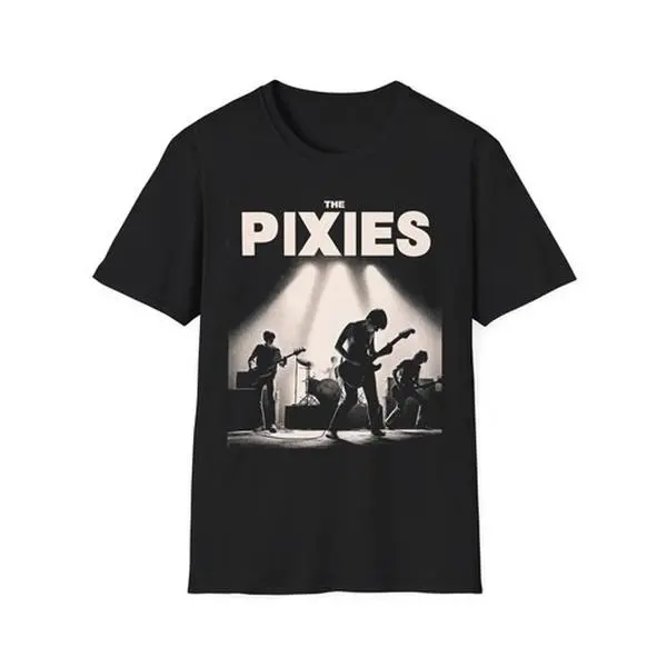 Classic Pixies Graphic Tee, Retro Indie Rock Band Shirt, Premium Cotton Apparel