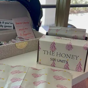 The Honey 500 Units Pink Christmas Tree Holiday Hair Foil for Festive Styling