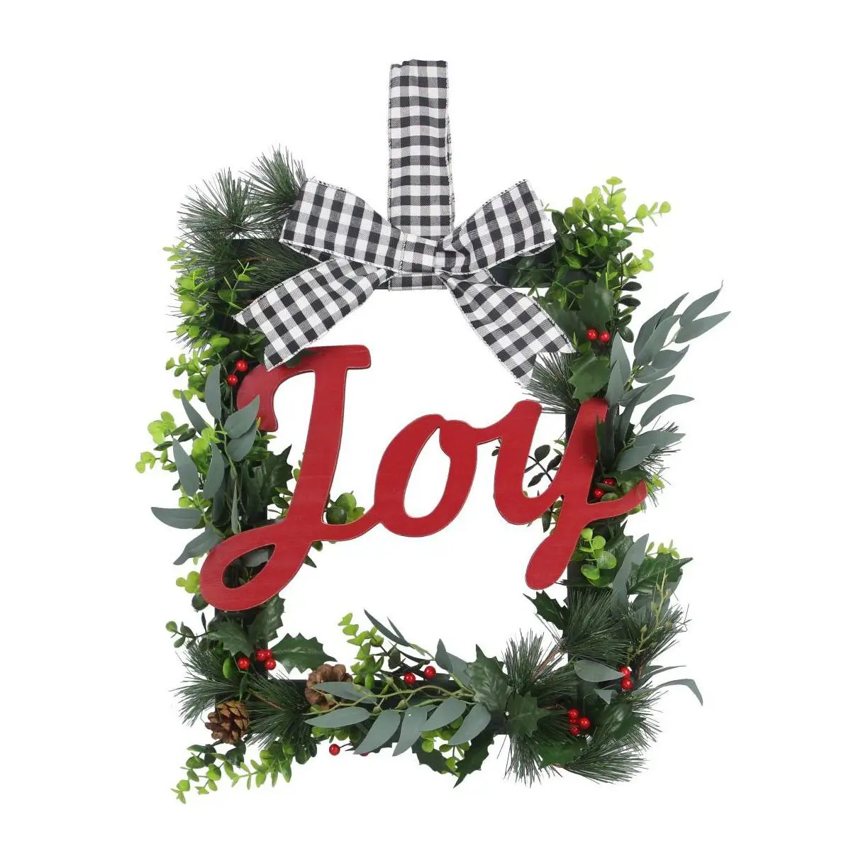 Young's Christmas Joy square wreath