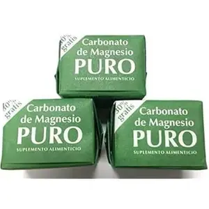 Cloruro de Magnesio 3 Pack - 7 Grams - Natural Wellness Supplement - Edible Magnesium - Dietary Vitamin Fitness Mineral