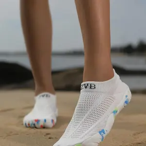 Women's Mesh Breathable Water Shoes, Lightweight Comfortable Non-slip Beach Shoes, Quick Drying Water Shoes for Swimming, Fishing, Beach, Outdoor Sports, Water Aqua Shoes