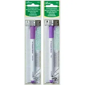 Clover Purple Air-Erasable Marker Pen (Assorted Sizes)