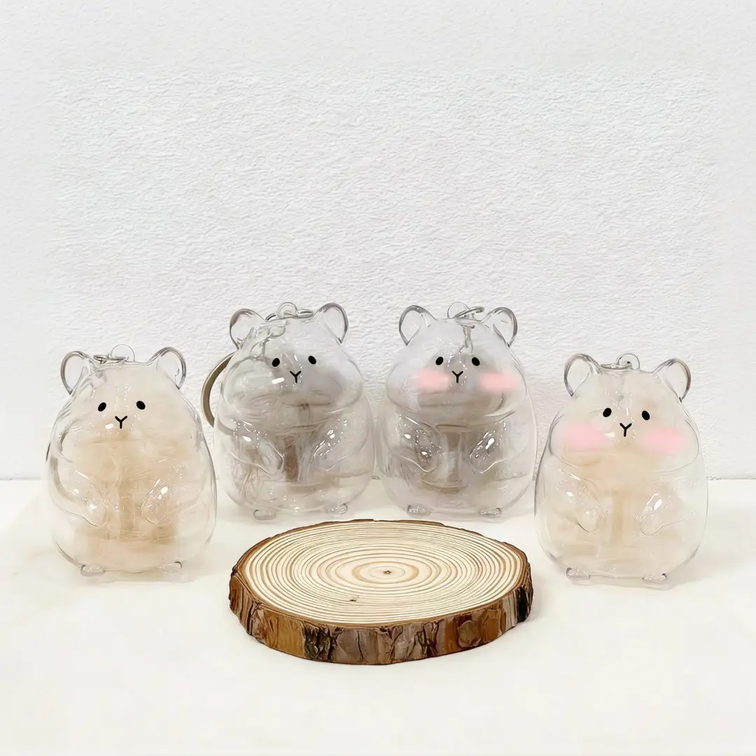 1pc Hamster Hair Keepsake Capsule, Pet Memorial Pendant, Cute Hamster Hair Storage Capsule, Sealed Fur Memory Container, Keepsake Gift for Hamster Lovers