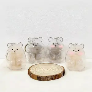 1pc Hamster Hair Keepsake Capsule, Pet Memorial Pendant, Cute Hamster Hair Storage Capsule, Sealed Fur Memory Container, Keepsake Gift for Hamster Lovers