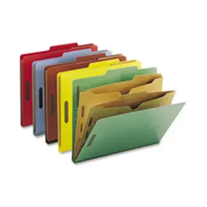 212 MAIN Safeshield Folders with Pocket Dividers, Letter Size, 2 Partitions, Blue (Smead Manufacturing Company), Two Partitions