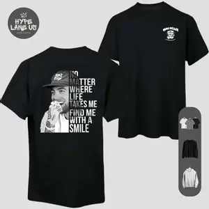 Mac Miller “Find Me With A Smile” Lyric Graphic Tee, Sweatshirt & Hoodie – Music Merch, Statement Print, Concert Outfit, Good Graphic Tees for Fans of Positive Vibes