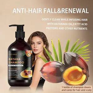 Luxury Batana Shampoo 500ML, Gentle Cleansing, Scalp Soothing, Frizz Control, Healthy Fluffy Hair, Liquid Form, No Ca Prop 65 Re
